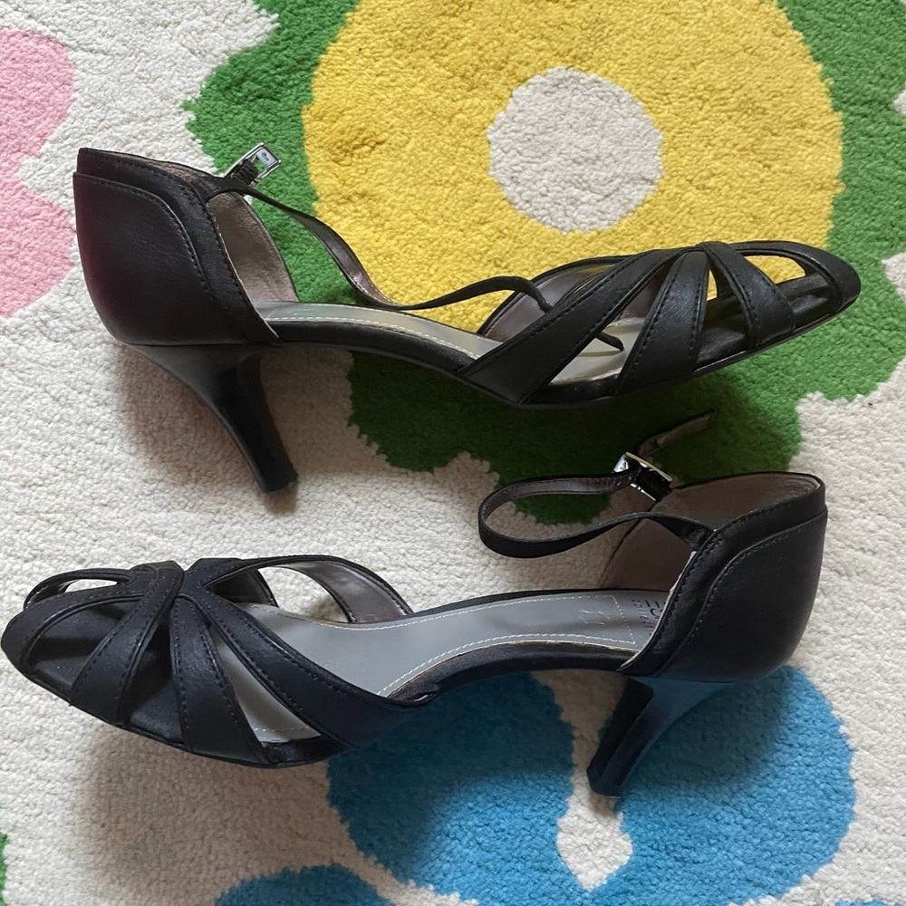 Esprit black heels, size 38 EU